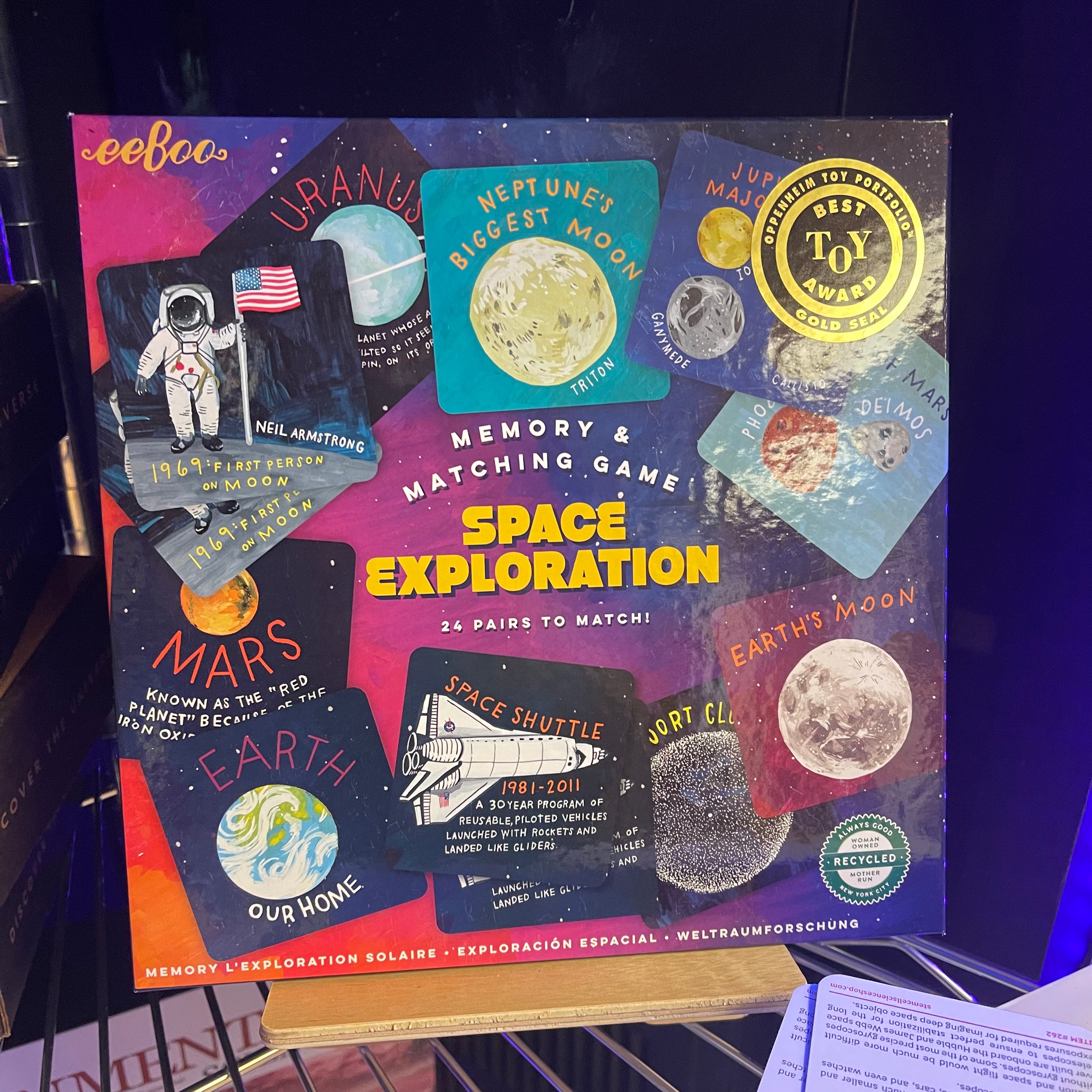 Space Exploration Matching Memory Game