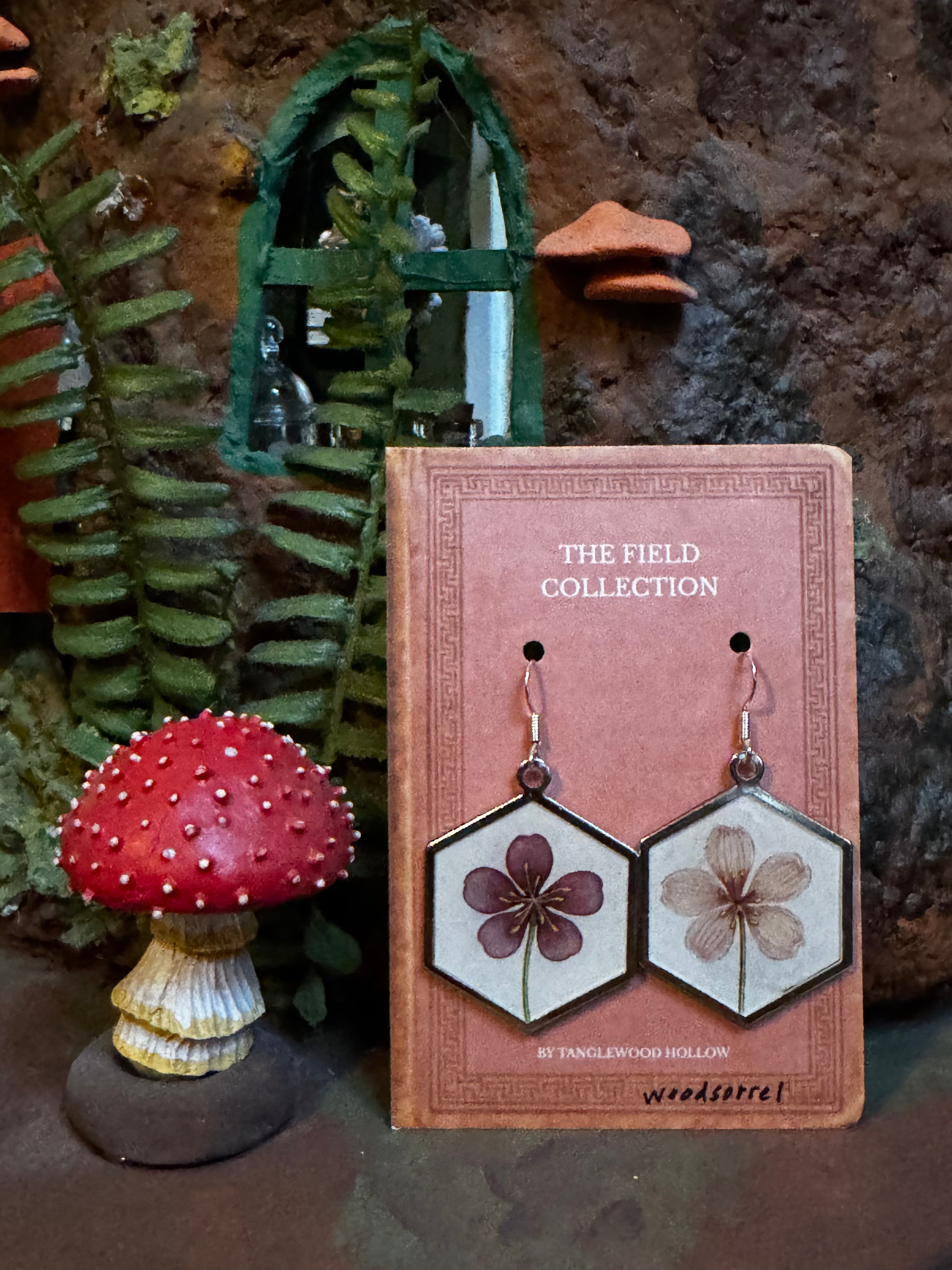 Wood sorrel Earrings