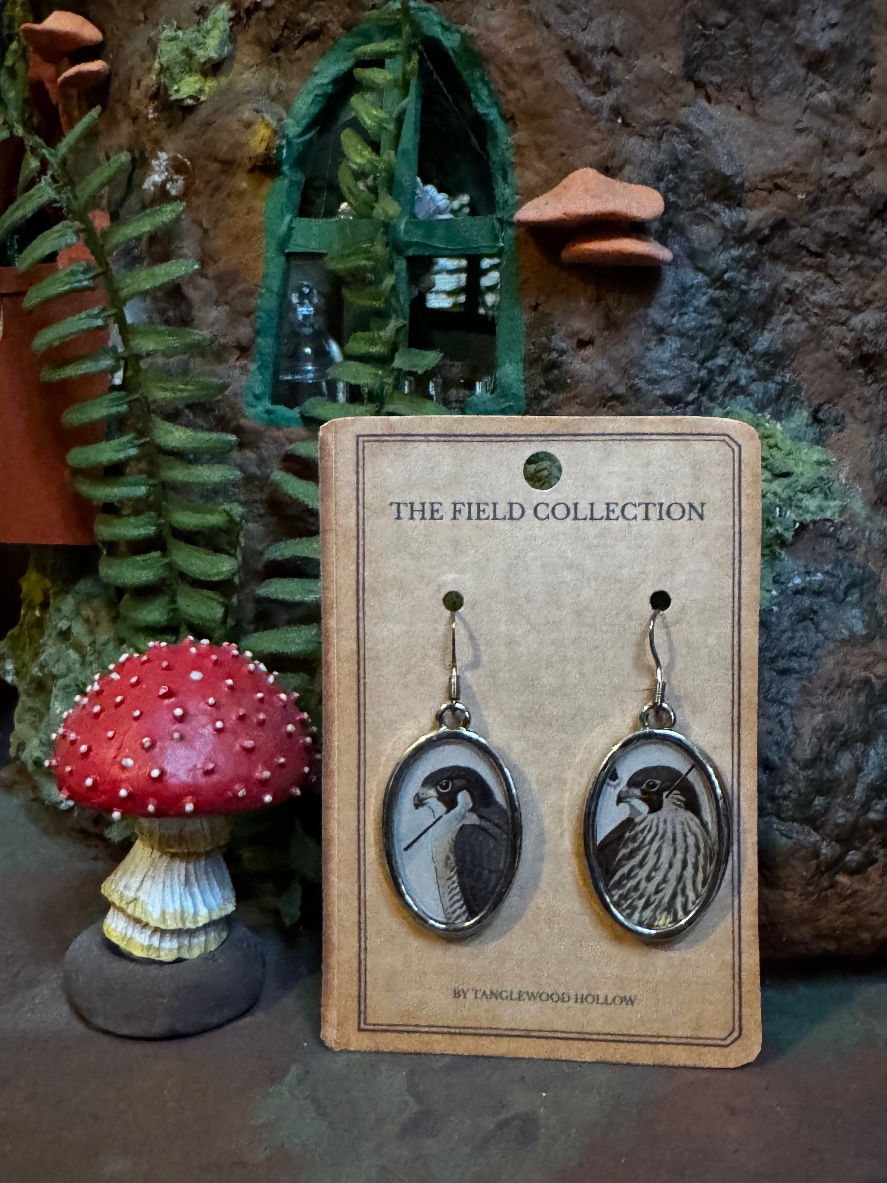 Peregrine Falcon Earrings