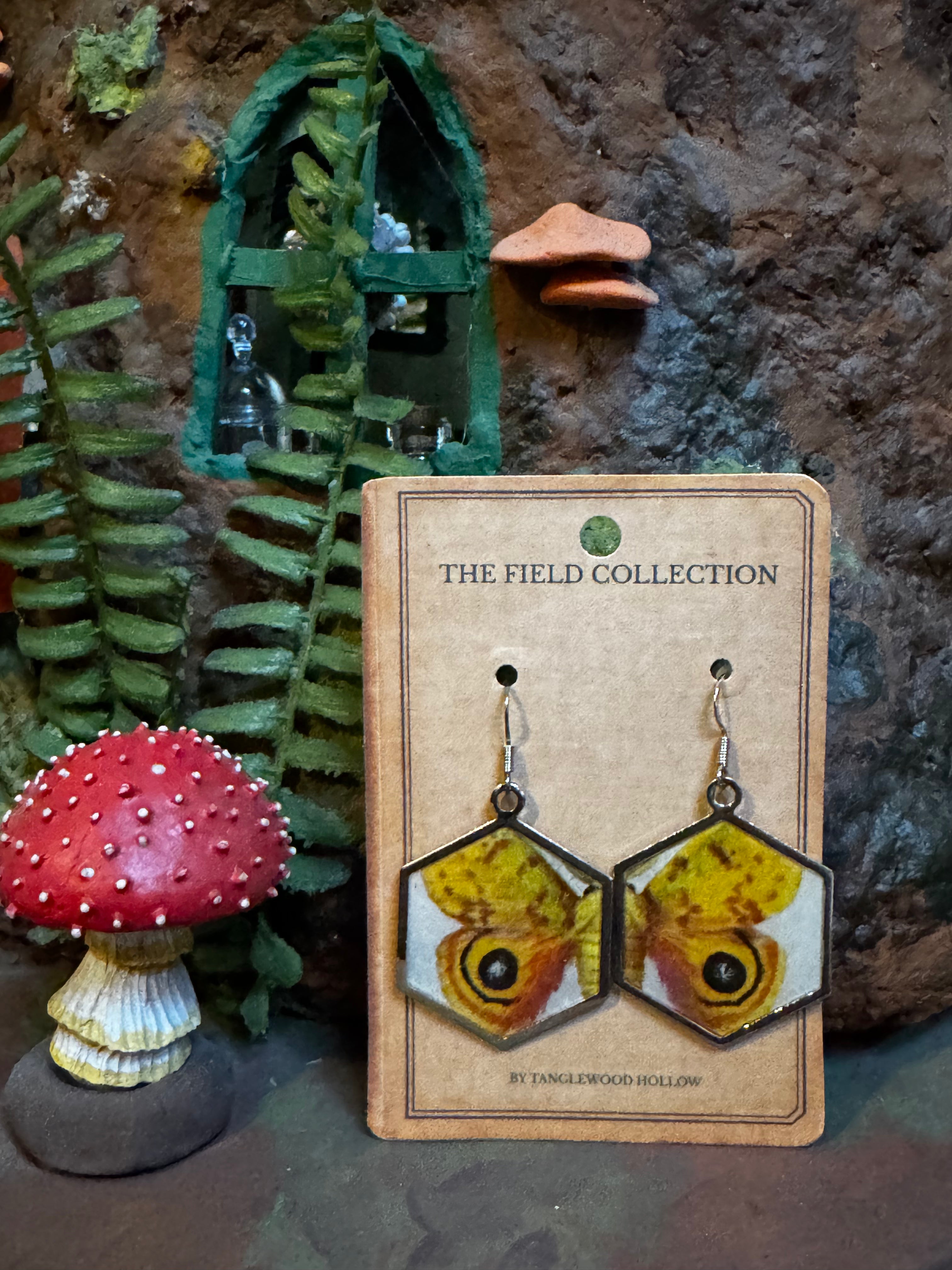 Io Moth Earrings