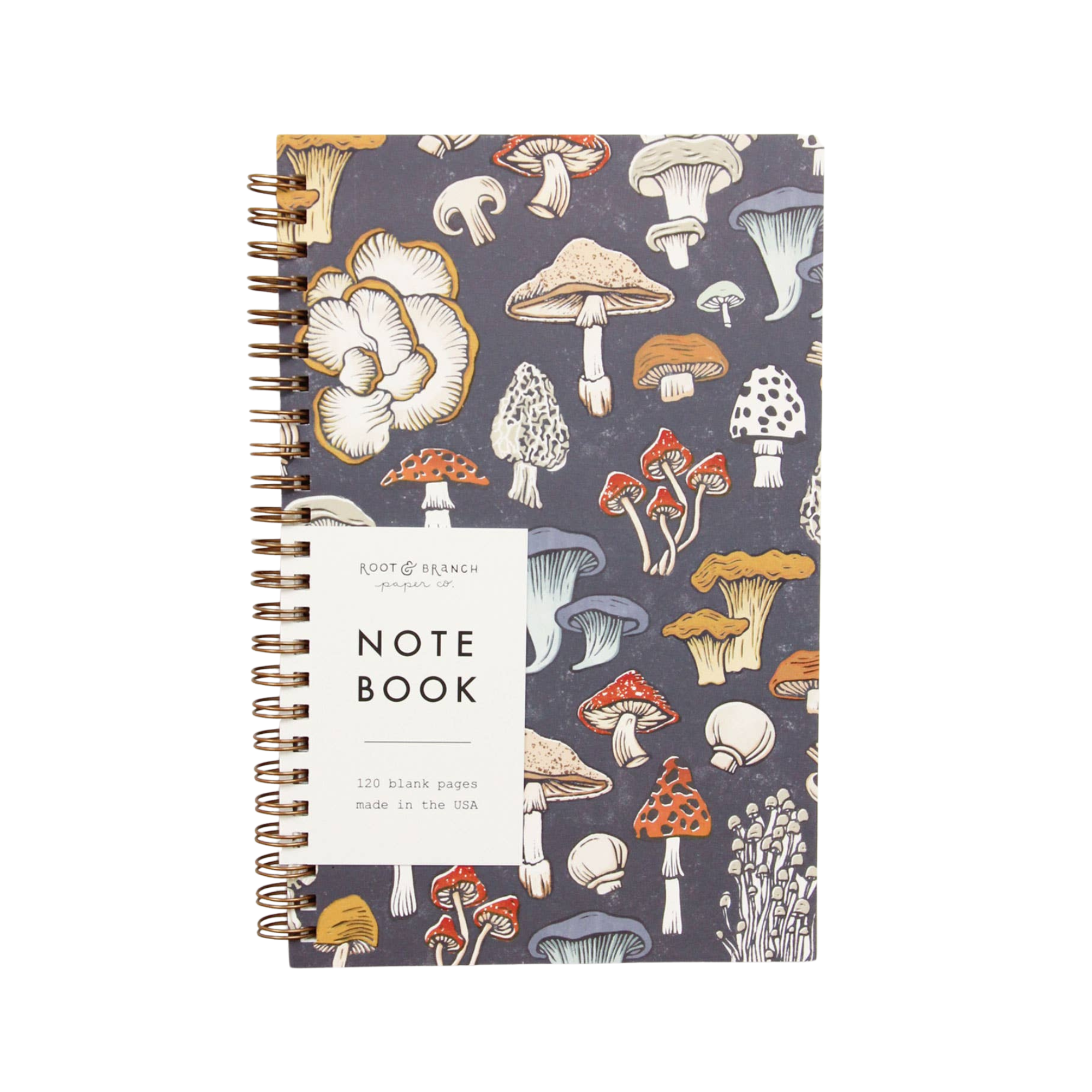 Mushroom & Fungi Spiral Bound Notebook