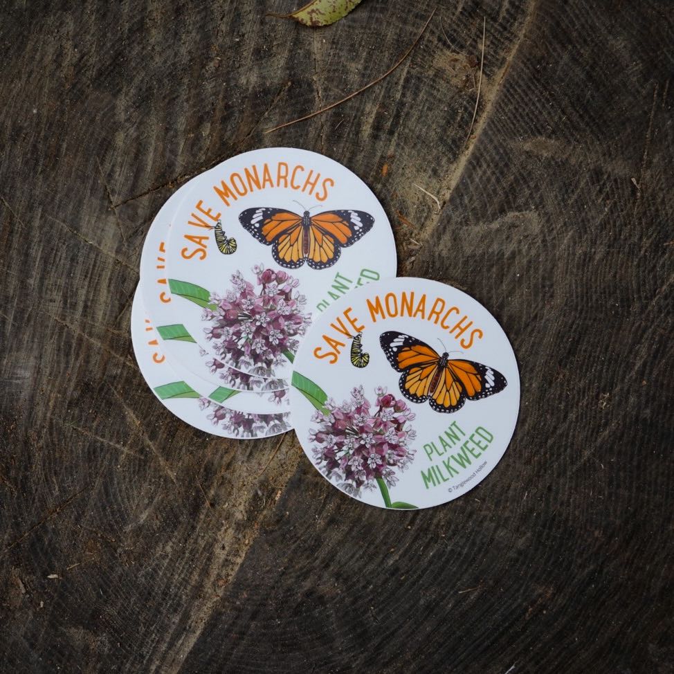Save the Monarch Vinyl Sticker