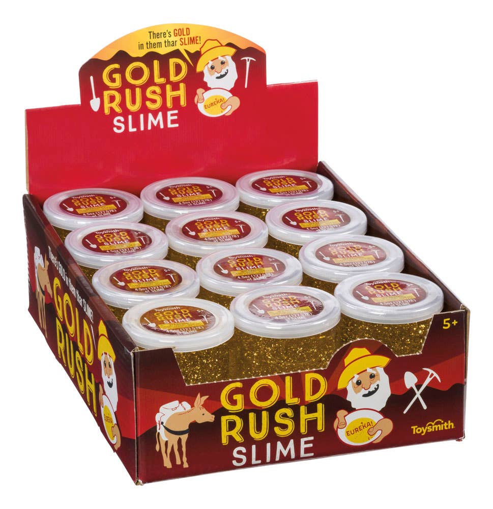 Gold Rush Slime, Gold Glitter Slime
