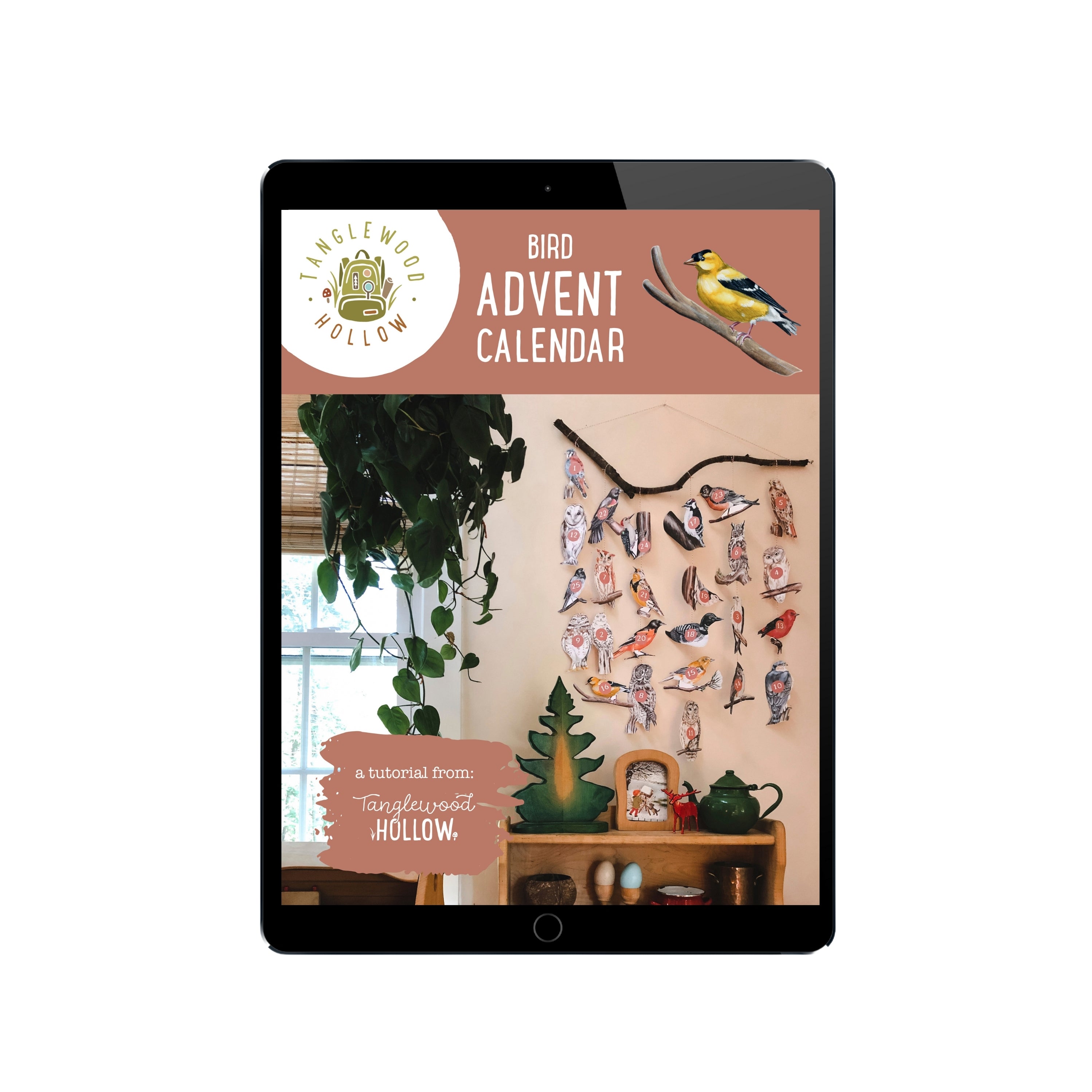 Digital Bird Advent Calendar Tutorial