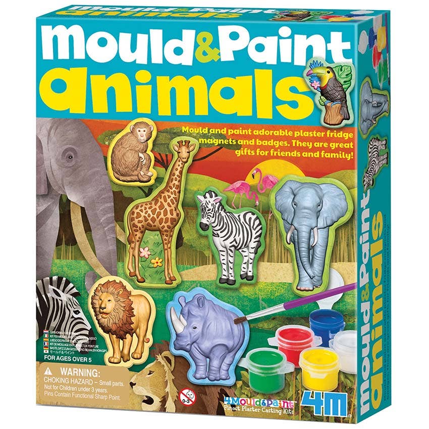 Mould & Paint Animals-Arts & Crafts for Kids