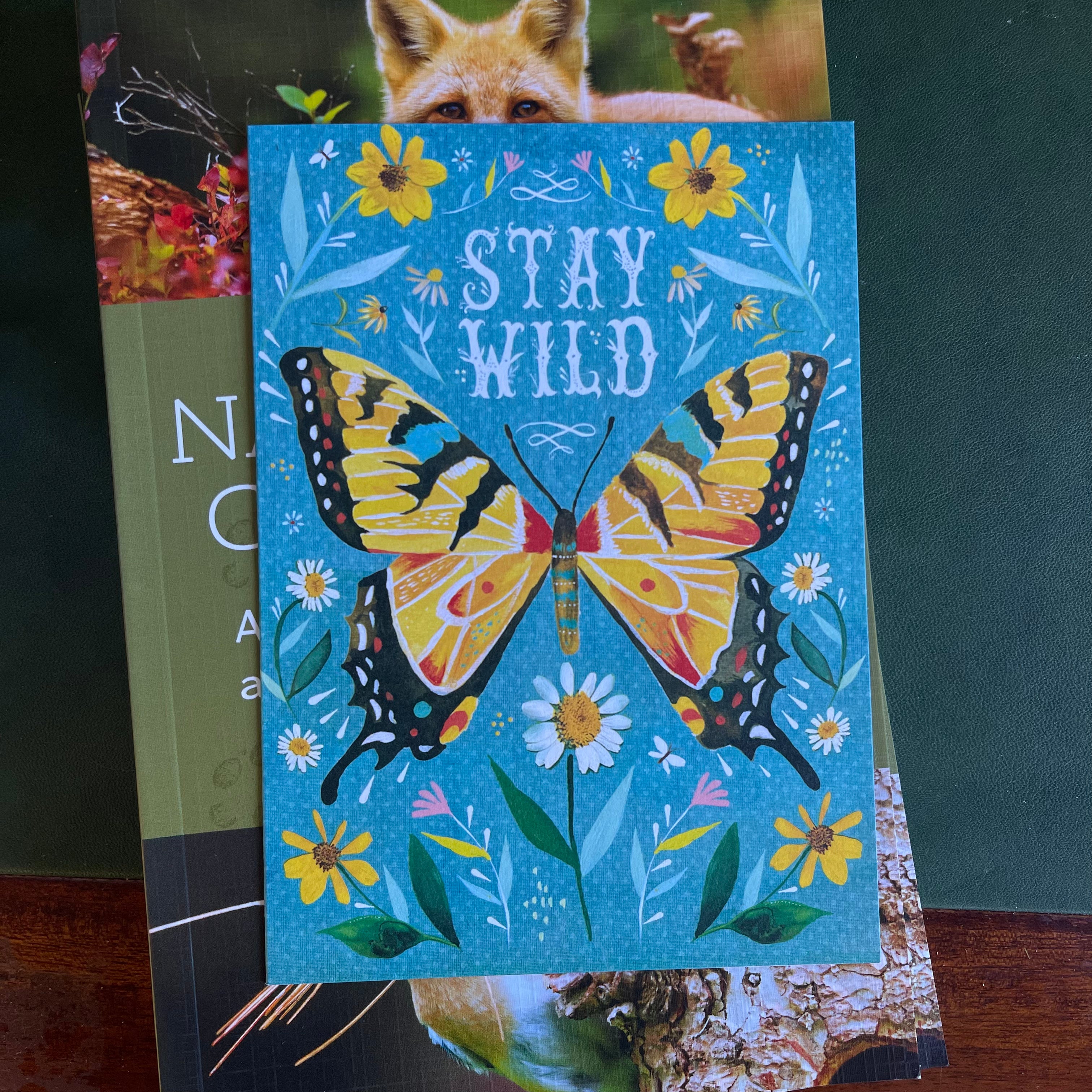 Stay Wild Butterfly Birthday Card