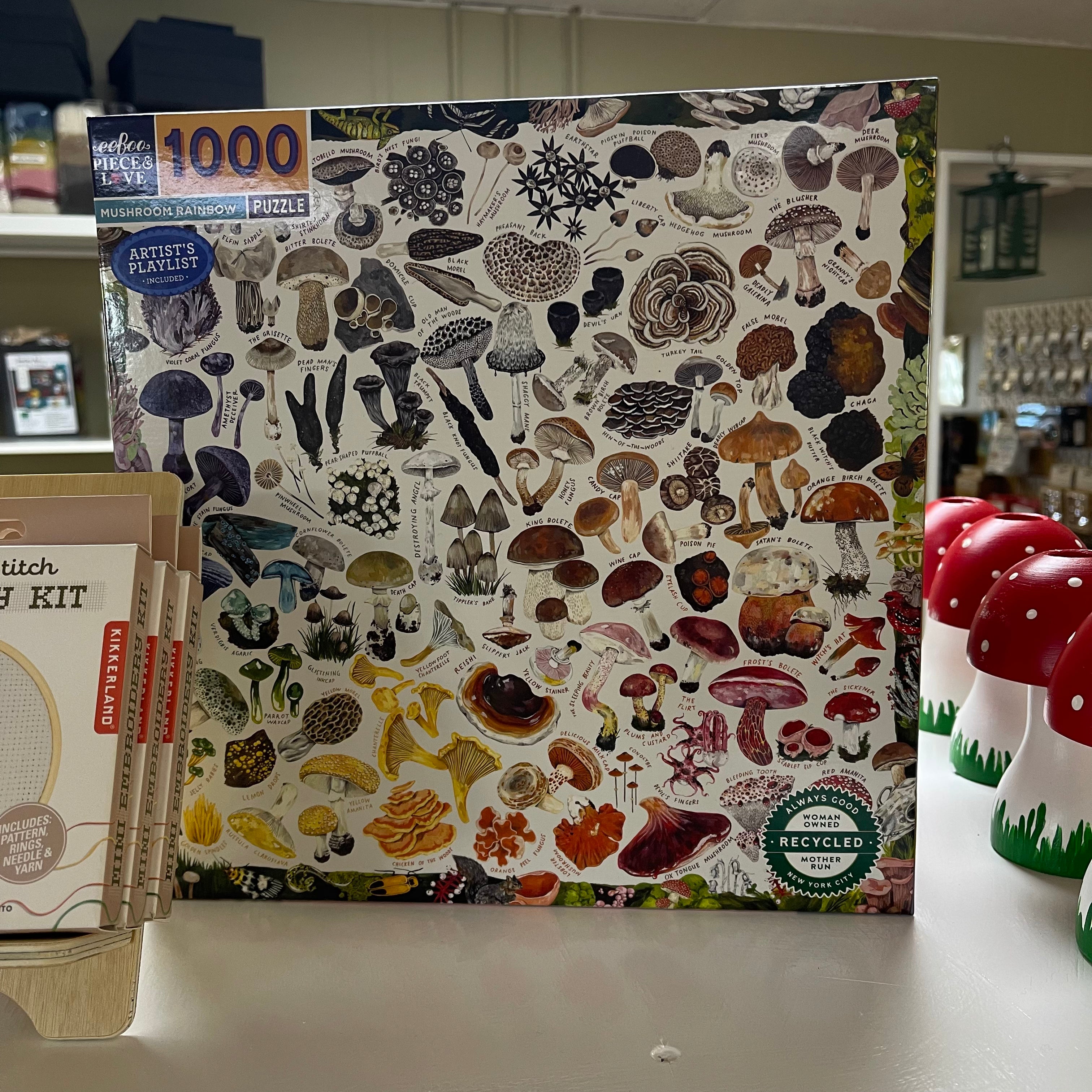 Mushroom Rainbow Puzzle - 1000 Piece
