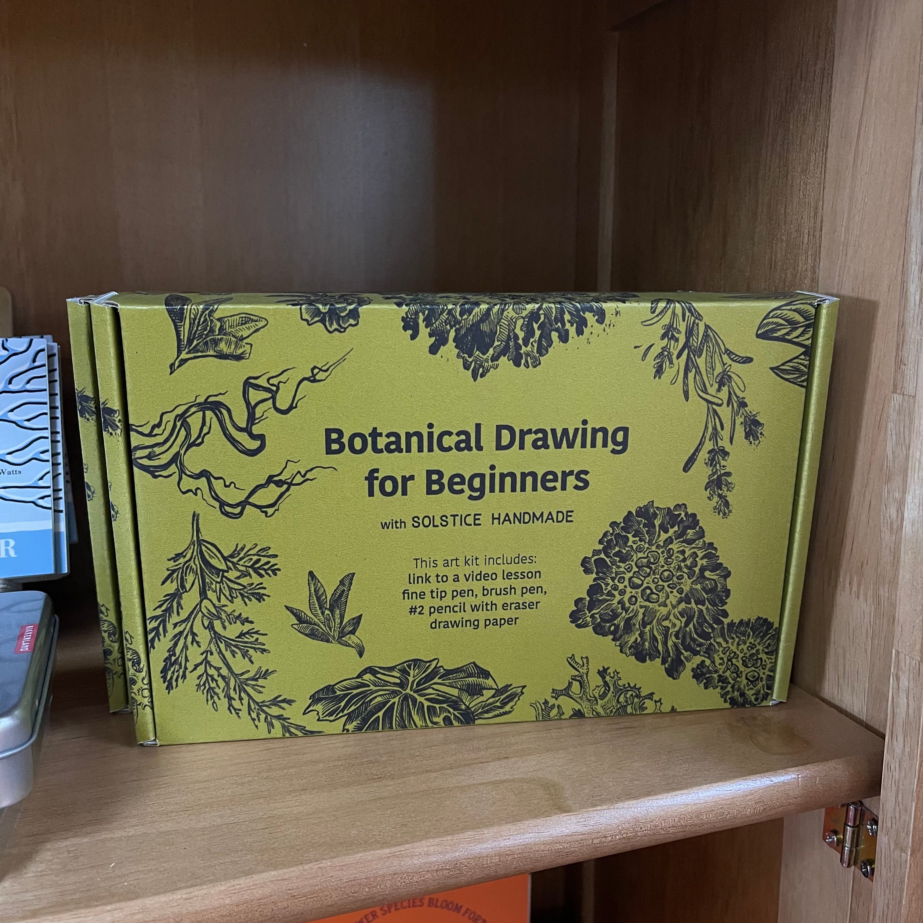 Beginner's Botanical Drawing Kit with Video Lesson